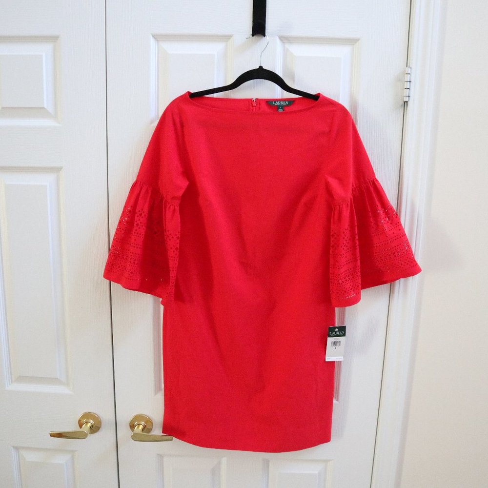 Ralph Lauren Bell Sleeve Shift Dress